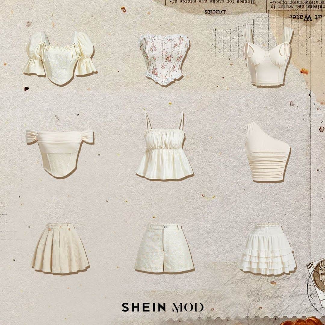 SHEINのインスタグラム：「You know what they say, everything in MOD-eration 🍓🤍 Which combo are you claiming for your next unbothered era? 🙄👇  🔎15841069 16713197 16713515 16730165 16713768 17062354 17326211 17325798 17067761  #SHEINMOD」