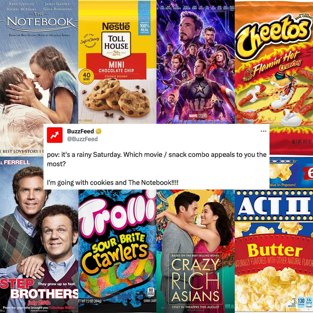 BuzzFeedさんのインスタグラム写真 - (BuzzFeedInstagram)「romance movies + chocolate chip cookies ❤️」6月24日 2時30分 - buzzfeed