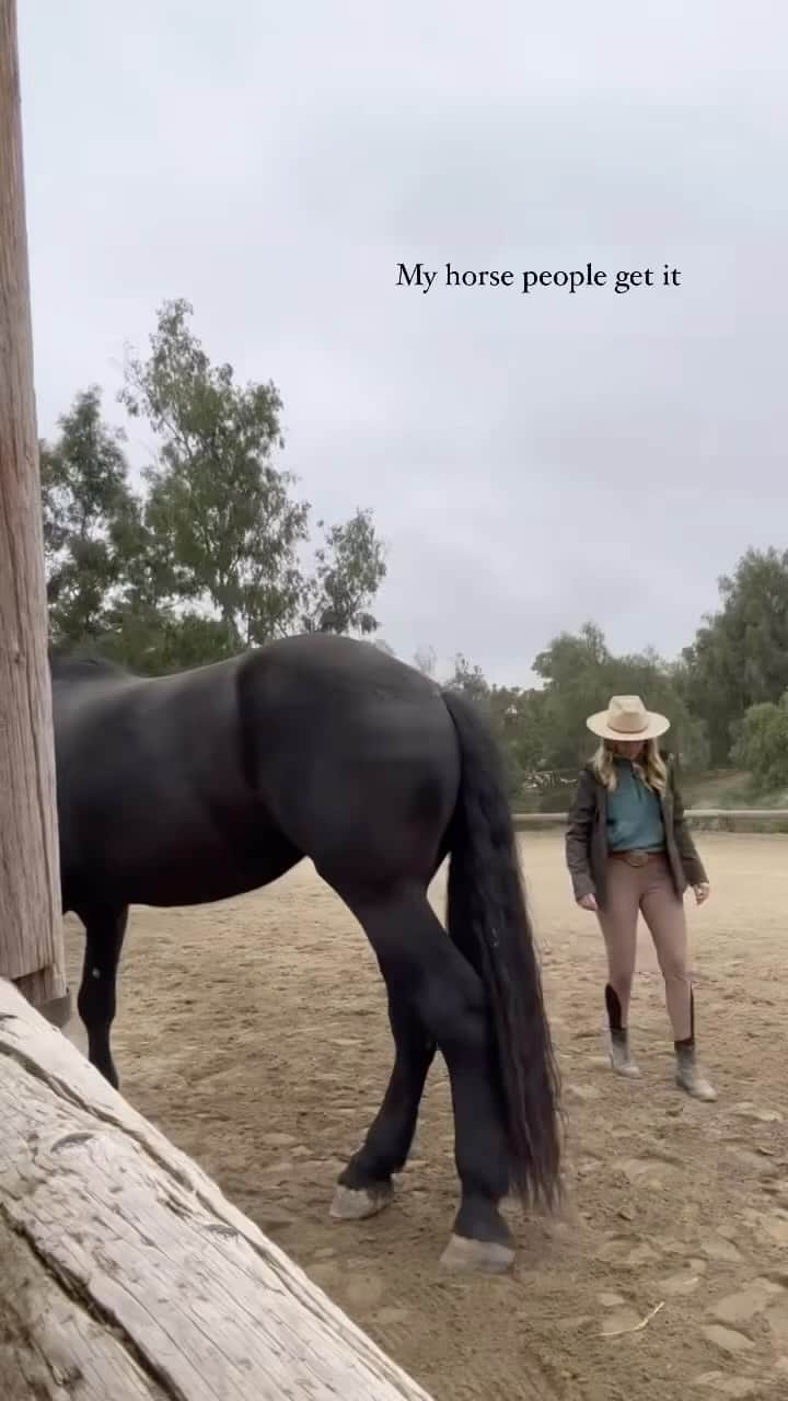 ベス・ベアーズのインスタグラム：「Kickin poop out of the arena. Horse peeps get it.」
