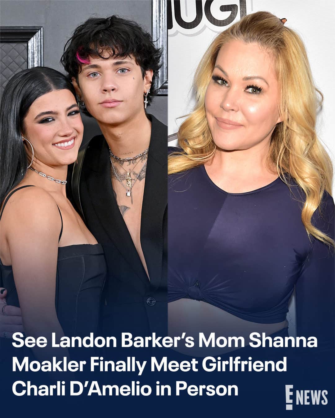 E! Onlineさんのインスタグラム写真 - (E! OnlineInstagram)「Charli D'Amelio is meeting the family. 🥺 Link in bio for Shanna Moakler's reaction. (📷: Getty)」6月24日 12時00分 - enews