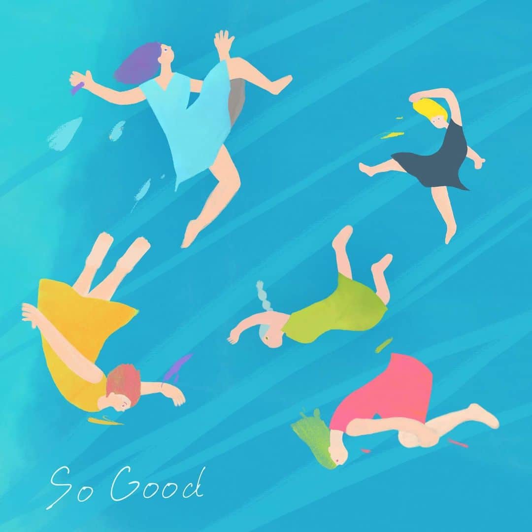 竹本健一のインスタグラム：「新しい曲がでるよ ポップなやつ。 夏なんで。 ライブでもso good so goodいうて盛り上がりたいやつです。 今回もジャケットは、 @hamyam 先生が書いてくれました。 イエイ🎉 リリースまでお楽しみに！ ーーーーーーーーーーーーーー ーーーーーーーーーーーーーー New Digital Single   「So Good」  作詞：Junear 作曲：竹本健一 編曲：竹本健一  2023年7月8日（土） 各プラットフォームにて配信リリース  竹本健一、今夏放つ1枚はサウンドも歌詞もとてもポジティブなSummer Tune！  予定は未定。 一歩踏み出せば “So Good” な “遭遇” に出会えるはず！  ＝＝＝＝＝＝＝＝＝ 嫌なことや、トラブルがあったって、そのおかげで誰かに出会えたり、何かに気付いたり。 きっとそれは幸せの瞬間につながってる。  ポジティブで、ノリノリで、気分上げたい時に是非聴いてほしい。 竹本健一」