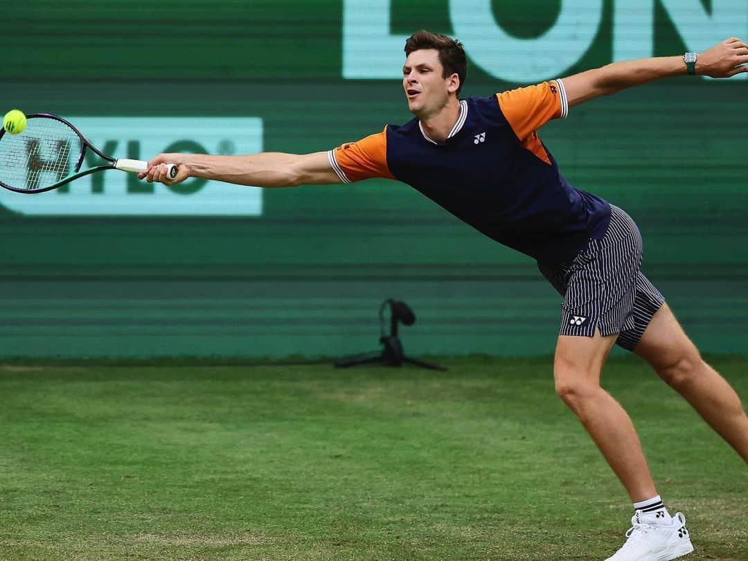のインスタグラム：「Appreciate all the support this week, I’ll continue to work 💪🌱  📸: TERRA WORTMANN OPEN/Mathias Schulz 🎥: @tennistv | @atptour」