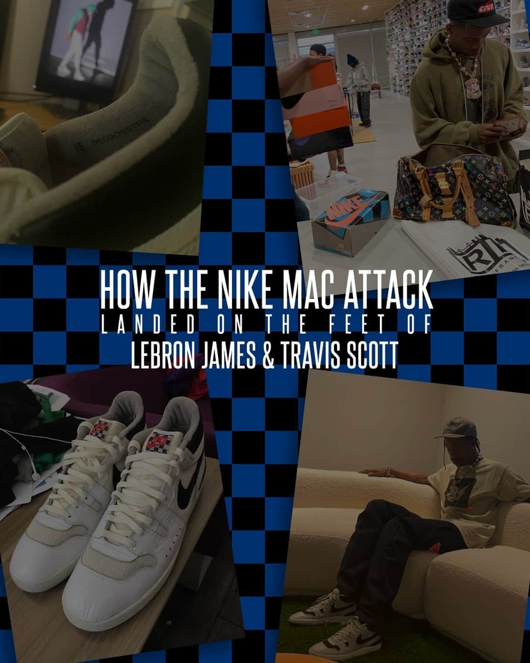 Sneaker Newsさんのインスタグラム写真 - (Sneaker NewsInstagram)「In 2021, @kingjames and @travisscott broke the internet by wearing original pairs of the Mac Attack. Sneaker News spoke with the key figures that got the wheels in motion for the iconic tennis shoe's big revival in 2023.⁠ LINK IN BIO for the full story. Big thanks to @migdallion @riflosangeles @benkirschner」6月24日 4時15分 - sneakernews