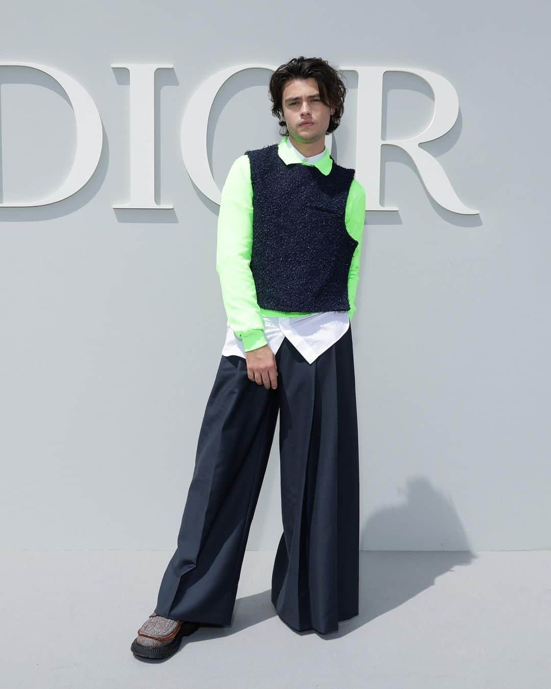 のインスタグラム：「Our #StarsinDior coverage from the #DiorSummer24 by @MrKimJones show in Paris continues with actors @ItsFelixWhat and @AhmedMalek, and our impeccably suited brand ambassador Pierre Casiraghi.」