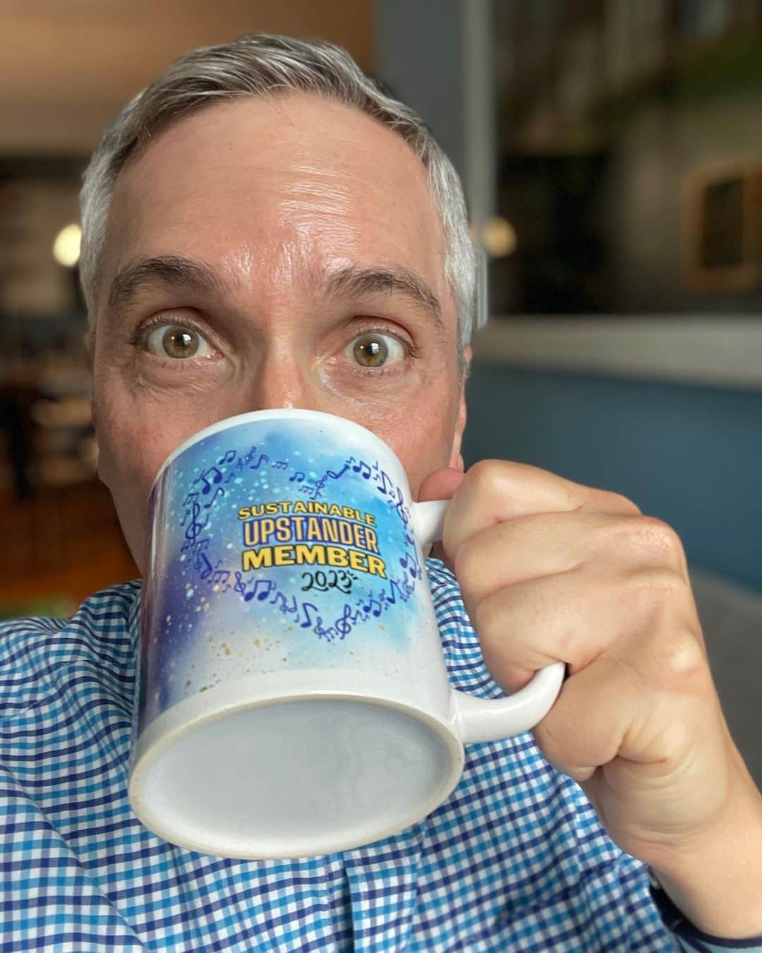 スコット・ローウェルのインスタグラム：「Becoming a monthly Sustainable Upstander Member of @tyler_clementi_foundation is the most delicious cup of [insert preferred hot beverage here] you’ll ever sip! Not only will you help end bullying online and off and from the pulpit (especially of our vulnerable #lgbtq kids) but you’ll get this swell mug that will give you bragging rights to all your friends and family and make THEM all want to become monthly Sustainable Upstander Members too!!  JOIN US TODAY!  Link in the Bio of @tyler_clementi_foundation」