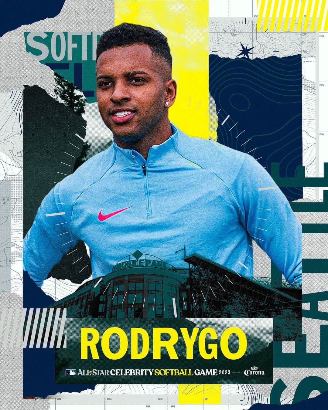 MLBさんのインスタグラム写真 - (MLBInstagram)「@Rodrygogoes, the Real Madrid and Brazilian National Team superstar is IN for the MLB All-Star Celebrity Softball Game presented by @CoronaUSA.」6月24日 5時30分 - mlb