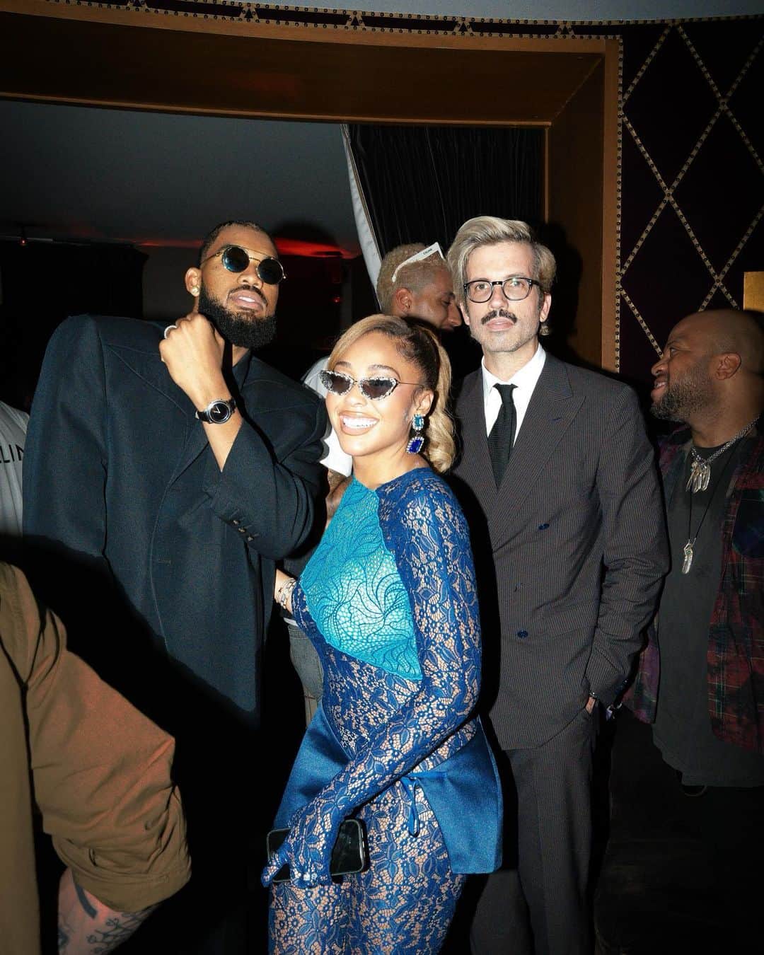 カール＝アンソニー・タウンズのインスタグラム：「Great night with @gq @willwelch」