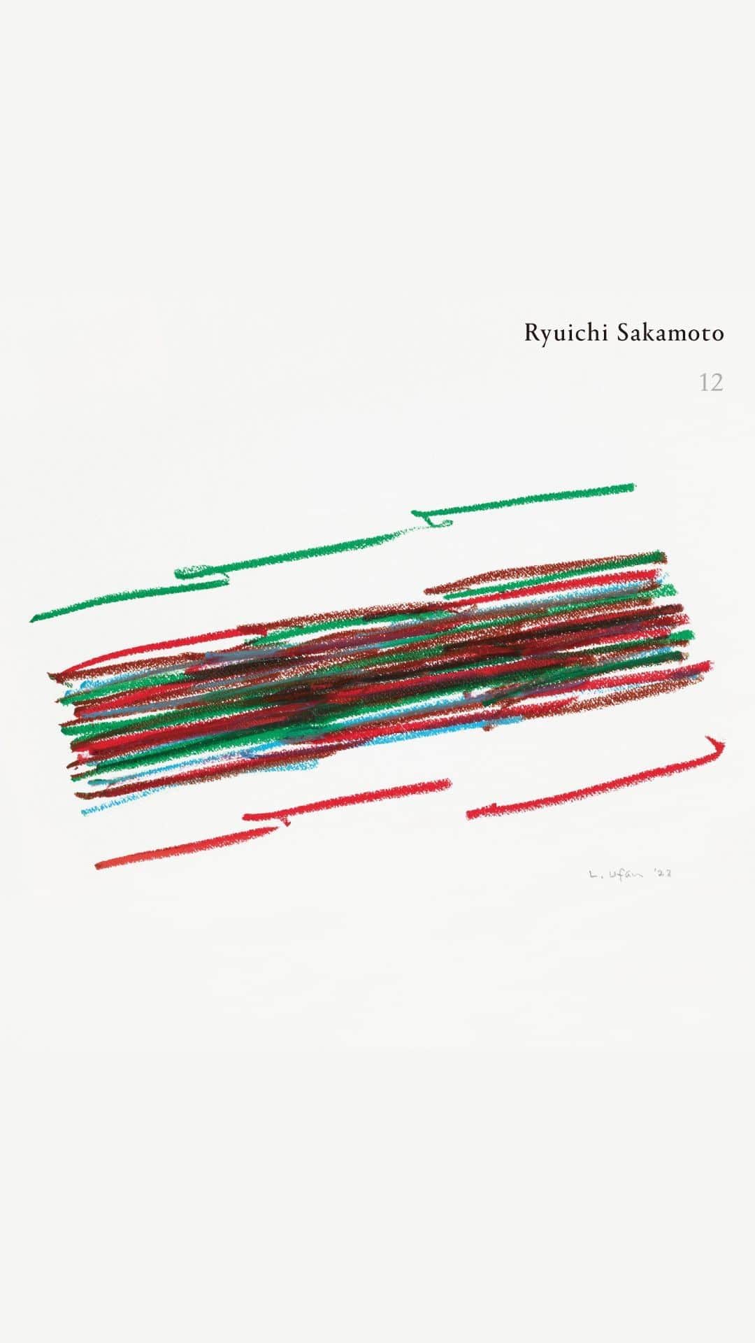 坂本龍一のインスタグラム：「12 by Ryuichi Sakamoto  Out now on Vinyl & CD, link in bio.  @milanrecords  @sonymasterworks  #skmt12 #skmtnews #坂本龍一 #ryuichisakamoto #NewRelease #newalbumrelease」