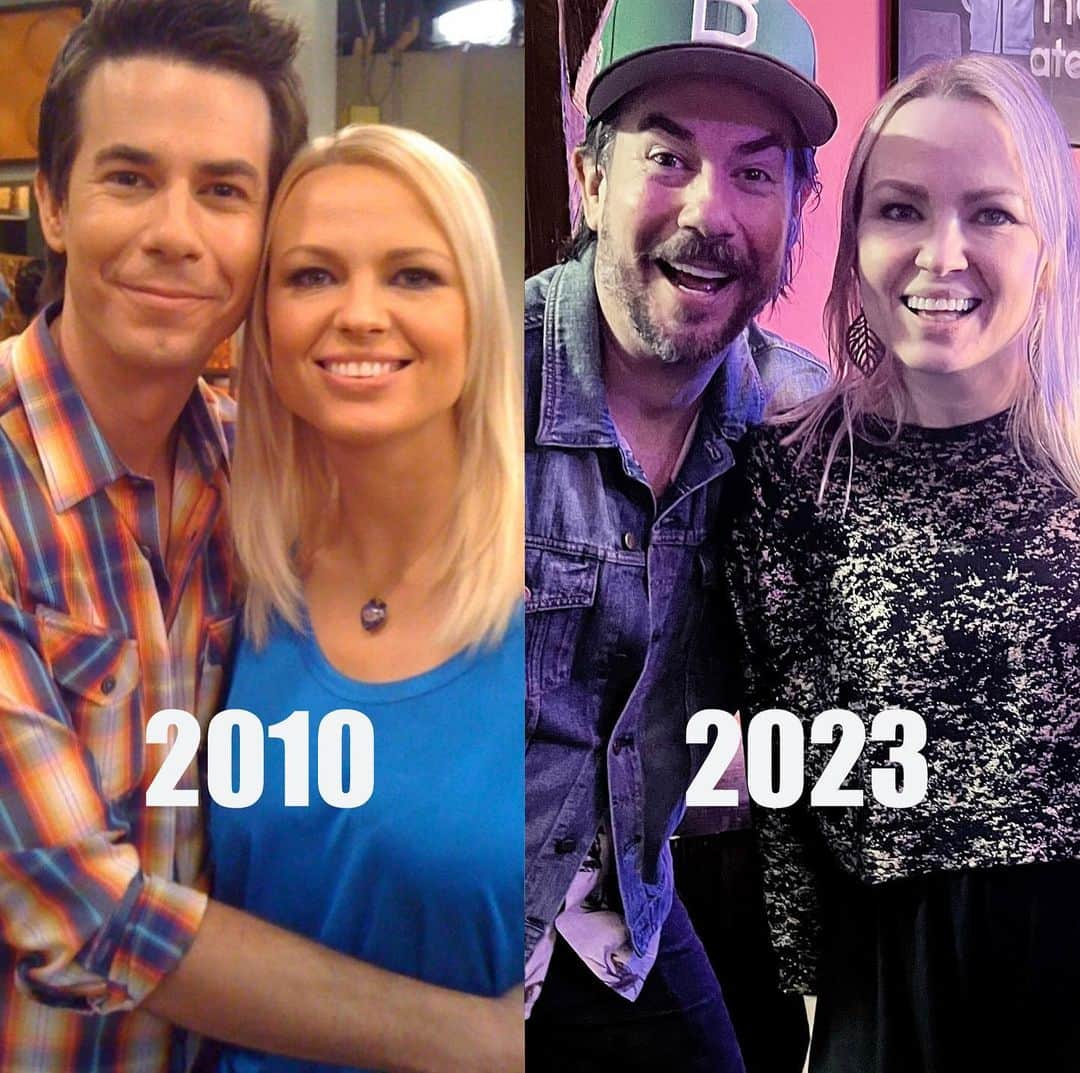 イリナ・ヴォロニーナさんのインスタグラム写真 - (イリナ・ヴォロニーナInstagram)「iCarly @icarly  re-Union with @jerrytrainor 😃 I think we aged ok!   #irinavoronina #jerrytrainor #icarly #thenandnow」6月24日 8時01分 - irinavoronina