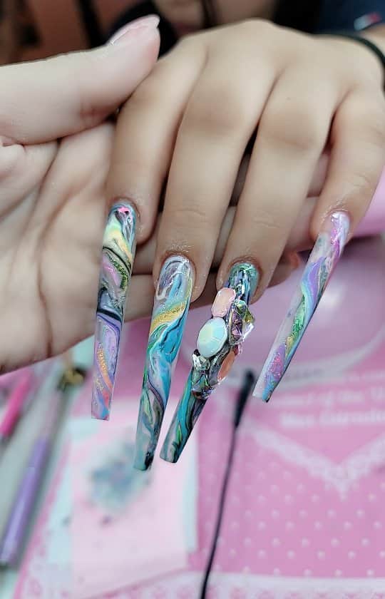 Max Estradaのインスタグラム：「Enailcouture.com new 123go bubble gum gel,  solid glue gel♡ vegan and Hypoallergenic.  Made in America 🇺🇸The moment so many have been waiting for is finally here! Enailcouture.com 123go maximum square is the longest flat boxy square pre made full coverage gel nail in the game. We also dropped xs sculpture square and magical ice hologram stickers☆Enailcouture.com 123go 5XL Coffin nails are the longest full coverage pre made gel nails in the world. They are EVERYTHING, made in America.Enailcouture.com new product drop ♡!~ 123go diy gel and our new charm nail stickers 😍Enailcouture.com made in American ♡!~Enailcouture.com 123go pre made gel nails are the game changer !~ perfect nails every time with no smells or dust!~ long lasting and easy removal , made in America! Enailcouture.com  #ネイル #nailpolish #nailswag #nailaddict #nailfashion #nailartheaven #nails2inspire #nailsofinstagram #instanails #naillife #nailporn #gelnails #gelpolish #stilettonails #nailaddict #nail #💅🏻 #nailtech#nailsonfleek #nailartwow #네일아트 #nails #nailart #notd #makeup #젤네일  #glamnails #nailcolor  #nailsalon #nailsdid #nailsoftheday Enailcouture.com」