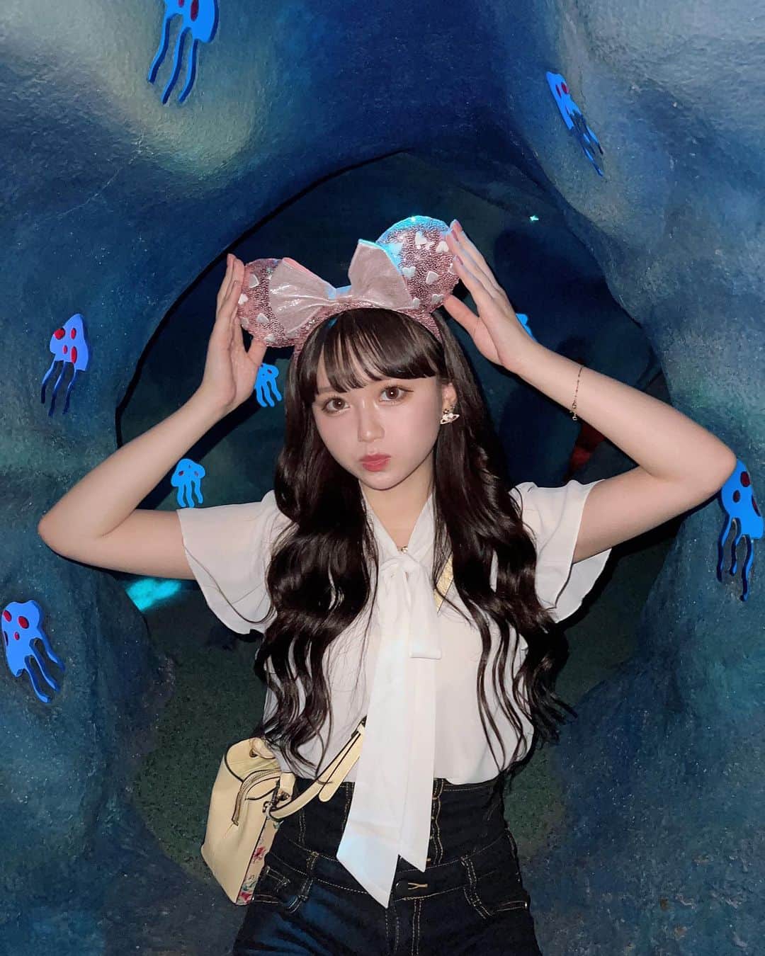 しみずくるみさんのインスタグラム写真 - (しみずくるみInstagram)「最近シー派🎶 #ディズニー #ディズニーシー」6月24日 20時59分 - __s.k0328
