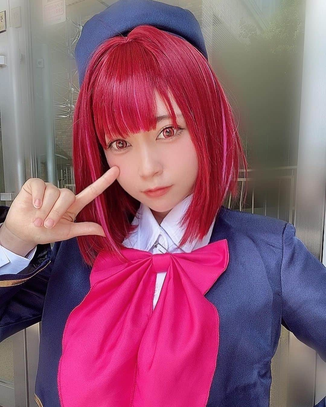 星乃まみのインスタグラム：「推し子の有馬かなのコスプレしたよ❤️久々のキャラコス…☺️✨ 今後はガンガンやっていくつもり💕  #推しの子 #推しの子コスプレ #有馬かな #cosplay #cosplayer #oshinoko #コスプレイヤー #アコスタ池袋 #角色扮演 #角色扮演者 #役者 #声優　#コスプレ撮影」