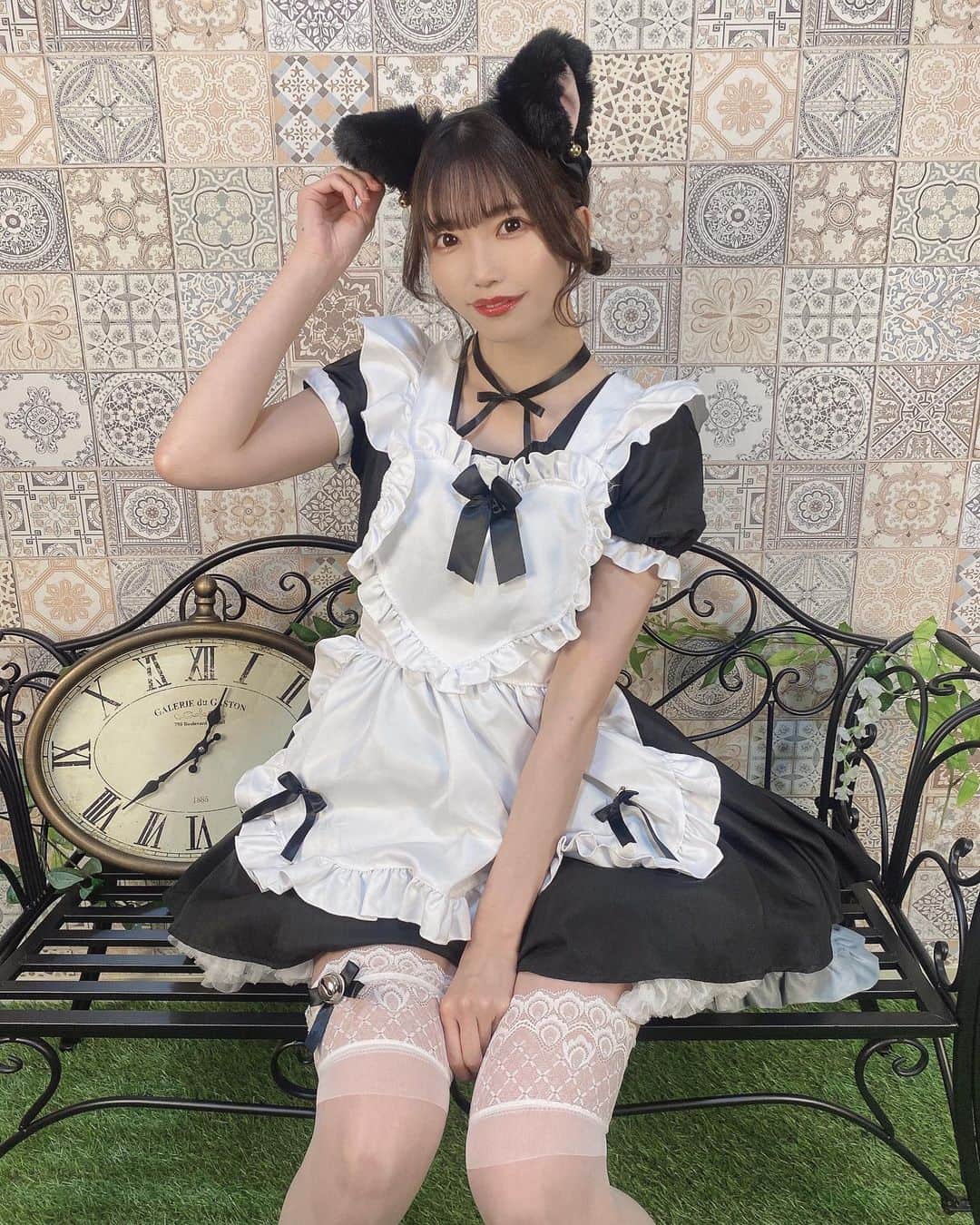 石原美沙紀のインスタグラム：「#みっさっ撮影会　ありがとうございましたっ📷🩷 みんながだーいすき🥺  #メイド服　でした！  また開催するから来てね🎀  #데일리　#셀카　#일본　#친구해요 #instagood #instalike #instafashion #japanesegirl #cute  #アイドル  #selfie #followme #likeforlikes  #写真好きさんと繋がりたい#idol #japanese #メイク #フォローミー　#follow #モデル #推し」