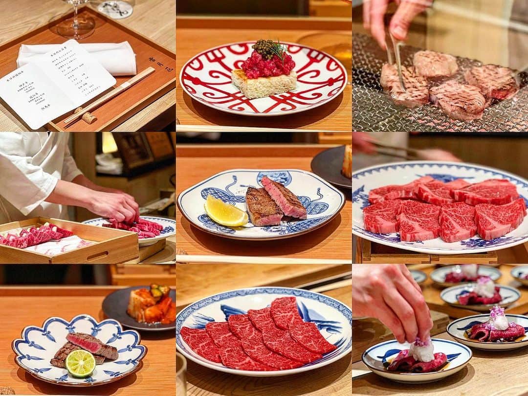 能美黎子さんのインスタグラム写真 - (能美黎子Instagram)「・ 最高峰和牛を”焼き肉割烹“という 新スタイルでいただける 「雪月花　@setsugekka__ginza 」  昨年の夏にお伺いをしてからの再訪。  目の前で焼いて下さるので、 見て楽しめるライブ感を味わえる カウンター席が◎  どのお肉も本当に美味しくて、 とろけるように胃袋に入っていきます。  色んな部位をいただけるから、 飽きることなく食せるのがよい。  いただいたコース内容 ・神戸牛のコンソメスープ ・神戸牛タルタルキャビア ・但馬牛タン広島レモン ・ヒレ ・サーロインすき焼き ・うちもも ・ねぎま ・ミスジ ・ハネシタ ・名物　冷麺 ・ハラミ ・ミックスホルモン  個人的に、 名物の冷麺がとっても好き。 さっぱりしていて、 もう少し食べたいと思わせる逸品。  サーロインのすき焼きもやっぱり好き。  そして、何よりボリューム満点。 胃袋を空かせてからお伺いするのが吉。  またお伺いさせていただきます。  --------------------  雪月花　@setsugekka__ginza   東京都中央区銀座6-4-3 GICROS GINZA GEMS 9F 03-3289-0029 営業時間　17：00〜23：00 定休日	日曜日  お任せコース　27500円（税込）  --------------------  #雪月花銀座 #雪月花 #銀座ディナー #銀座グルメ #食べログ百名店 #食べログ高評価 #美味しいお店 #お肉が美味しいお店 #最高峰和牛 #カウンター席のみ #東京グルメ #落ち着いたお店 #日本の美食」6月24日 21時55分 - reikonohmi