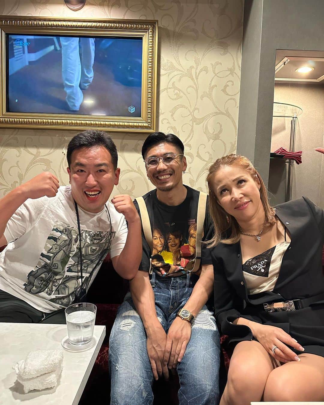ゆっこママのインスタグラム：「@kenken1019  @norinco02   のりのりの ご紹介で金子賢さん  お会いできました😃」