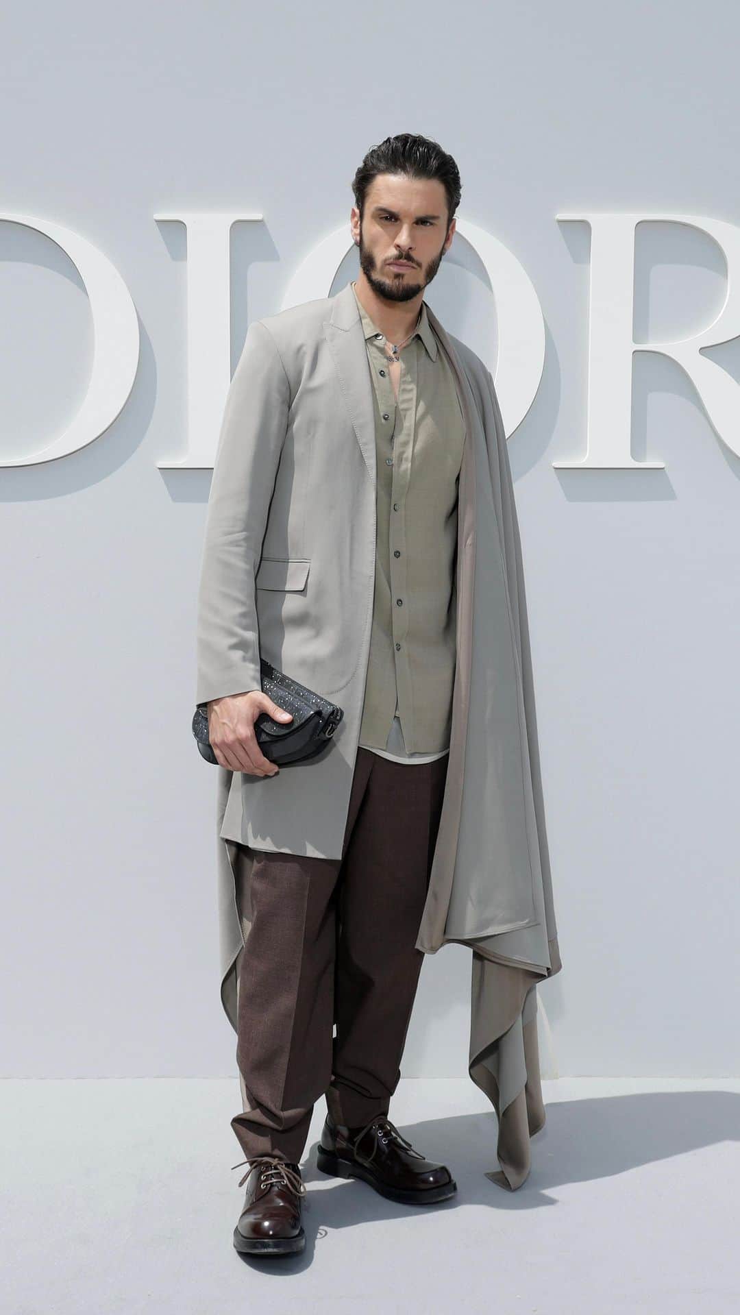Baptiste Giabiconiのインスタグラム：「@dior @mrkimjones #dior #SS24」