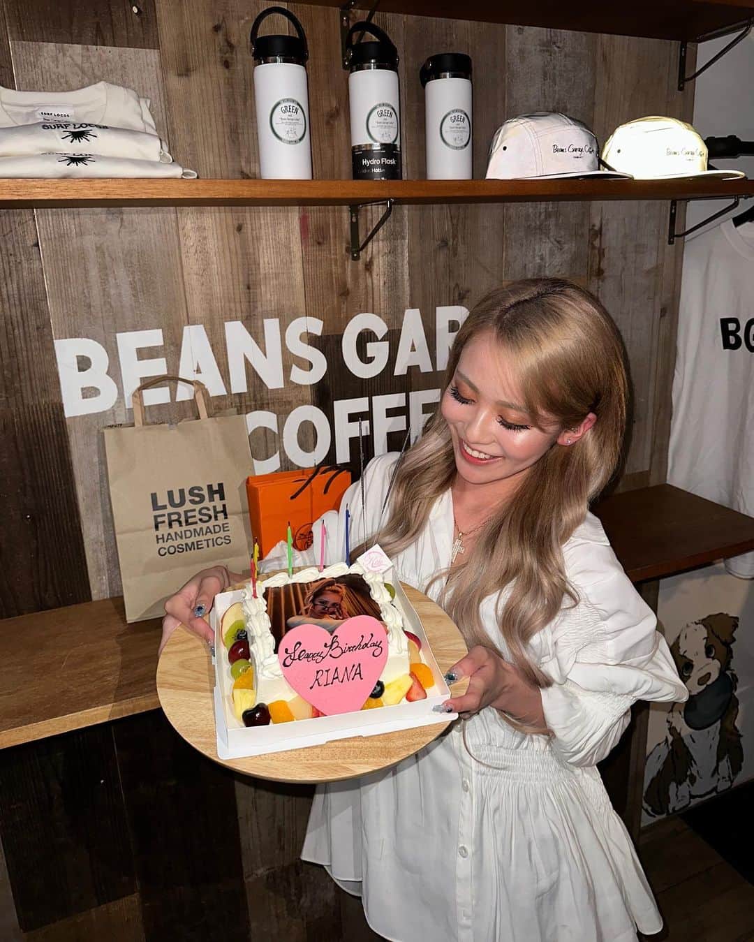 染谷リアナのインスタグラム：「大好きなeggのみんなに誕生日祝ってもらえて幸せな時間でした🎂🫶🏽  eggらぶ〜💖💖   #mybirthday  #instagood  #follome  #f4f  #like4likes  #l4l」