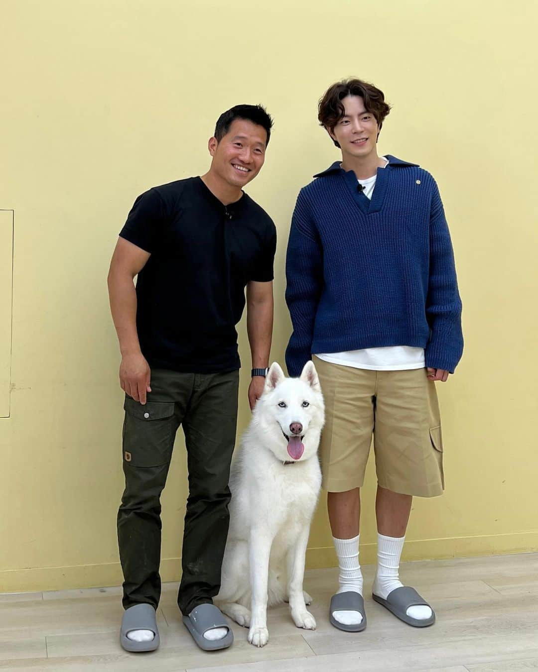 ホン・ジョンヒョンのインスタグラム：「진이보고가세요🐶」