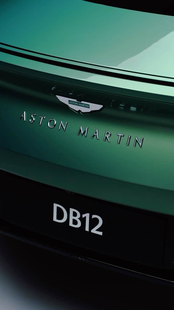 アストンマーチンのインスタグラム：「Beautifully poised from each and every angle.   #AstonMartin #DB12 #ICONDRIVEN」