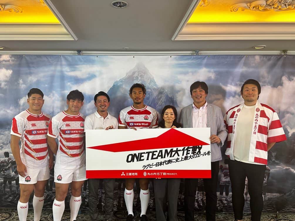 真壁伸弥のインスタグラム：「Oneteam大作戦のプレゼン。 続きはTwitterの動画で インスタストーリーからどうぞ #oneteam  #ラグビー日本代表  #三菱地所」