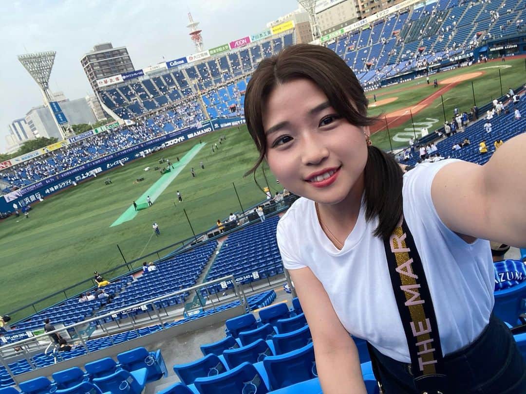 河野万里奈のインスタグラム：「2連投しました(2試合連続で観ただけ)  #河野監督の野球活動」