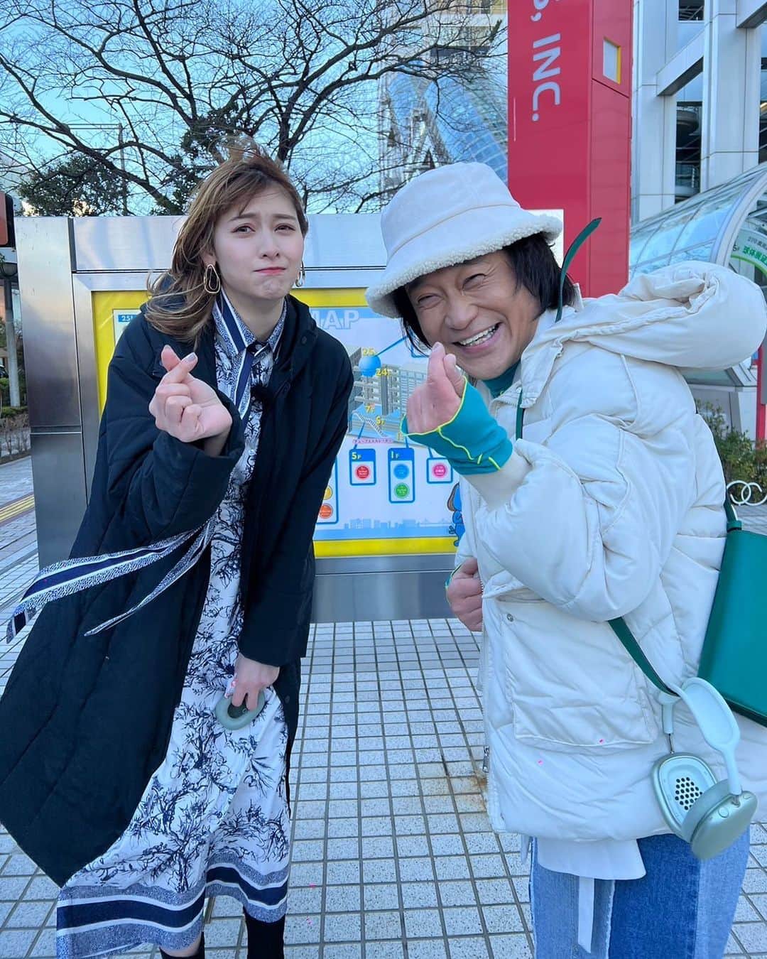 のインスタグラム：「#ドッキリGP まさか台本にないスペシャルゲストが自分の私服着て登場するなんて思ってなくて本当にびっくりしたｗｗ  もう、永野さんちゃんとお似合いでなんか憎めなかった🤣笑 笑顔が素敵です、ありがとうございました(?)」