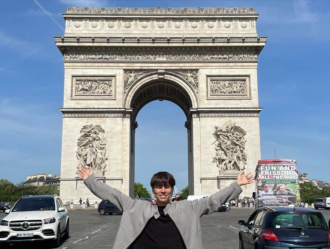 田中碧さんのインスタグラム写真 - (田中碧Instagram)「. Had a good time in Paris🇫🇷  #🇫🇷 #Paris #vacation #初めての海外旅行 #初フランス #vacation」6月24日 20時15分 - tnk_0910