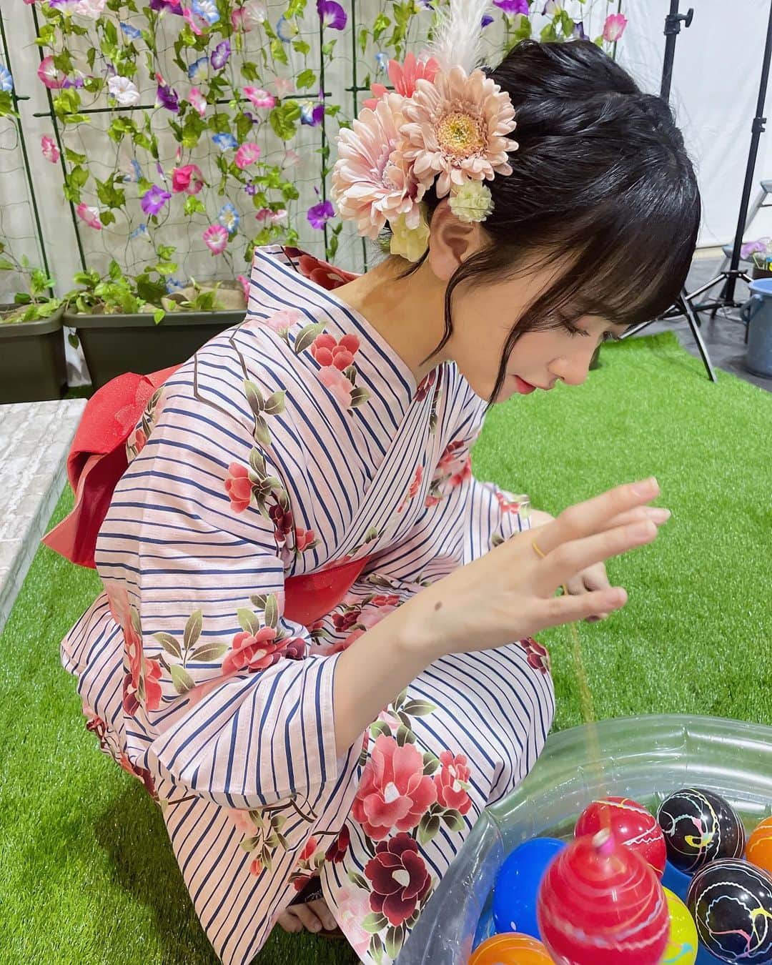 石田千穂さんのインスタグラム写真 - (石田千穂Instagram)「今年初浴衣でした！」6月24日 20時13分 - chiho_ishida