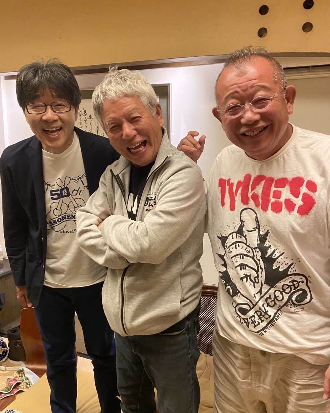 笑福亭鶴瓶のインスタグラム：「52年出会って良かった。あのねのね 皆んな元気で良かった、次の10年また元気で会いましょう。」