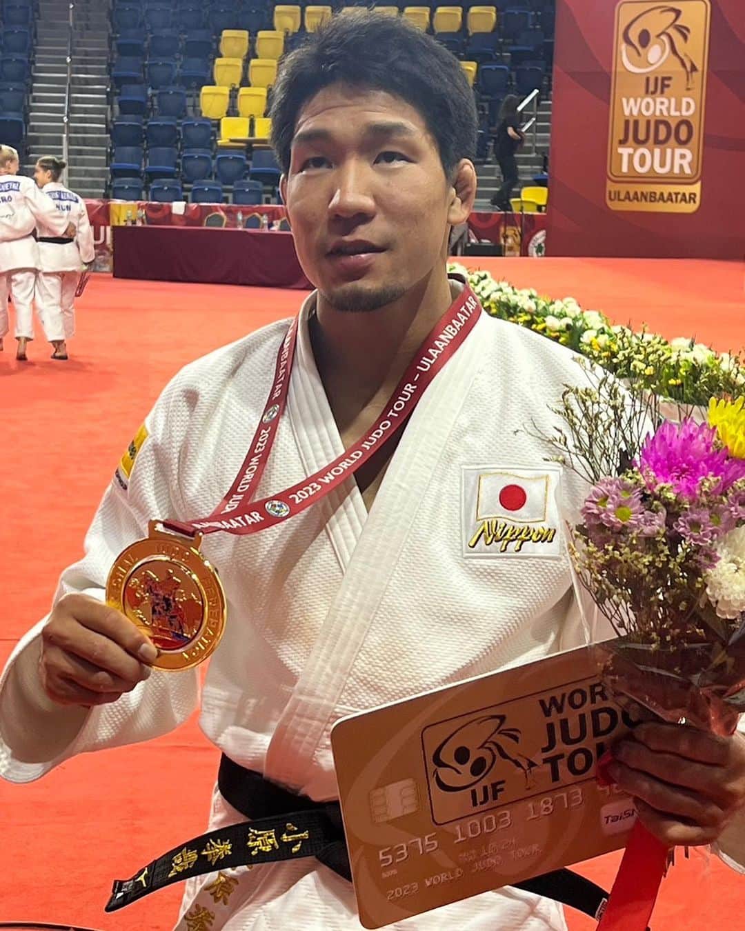 吉田秀彦のインスタグラム：「グランドスラムウランバートルで優勝🏅 拳哉！おめでとう🎉」