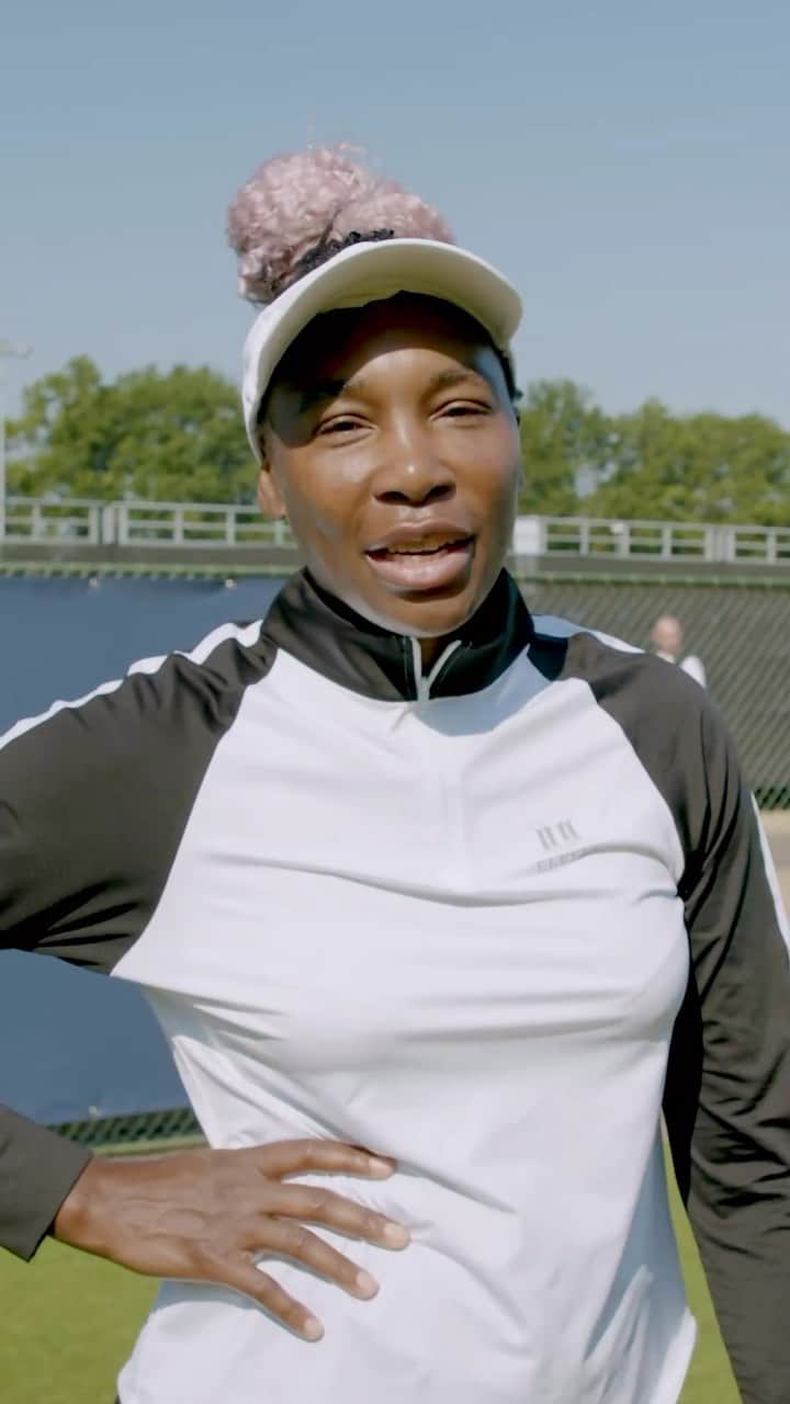 ビーナス・ウィリアムズのインスタグラム：「We started the European tour in the Netherlands at the Libema Open 2023!🎾 I hadn’t played in a while, and it was one of my first visits. Click the link in my bio to join me on my journey🎥」