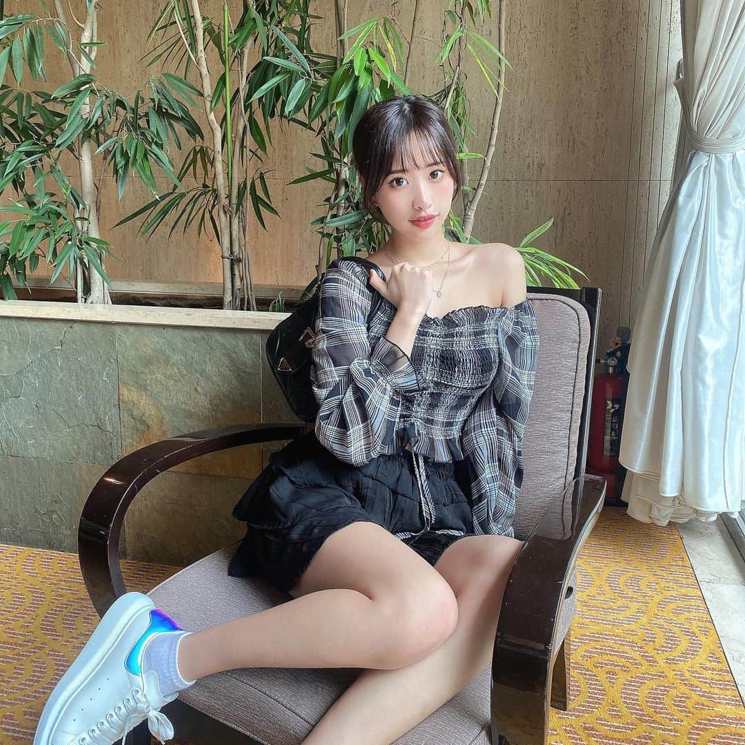 藤川らるむのインスタグラム：「🧸🤍」