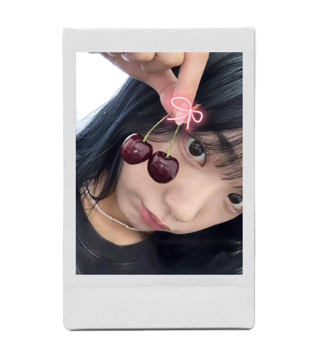 永井愛実のインスタグラム：「みんな元気ですか？☺️🍒🤍」