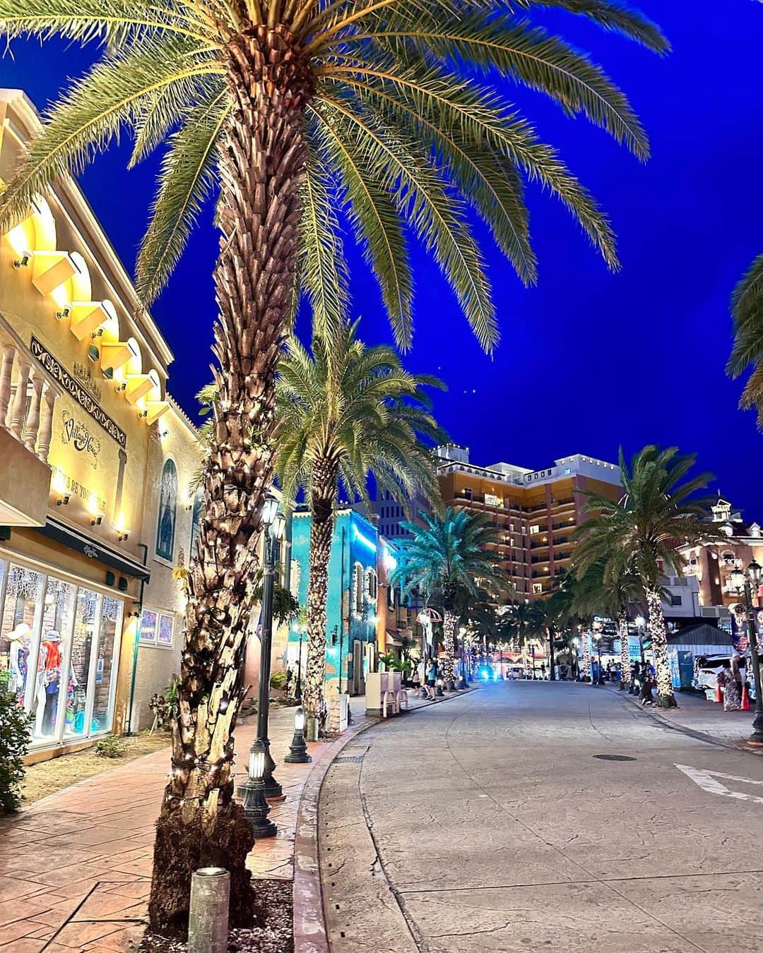 松岡美沙のインスタグラム：「🇺🇸 . . . #アメリカンヴィレッジ #americanvintage #okinawa #沖縄 #japan #christmasland #trip #happy #夜景 #nice #instagood」