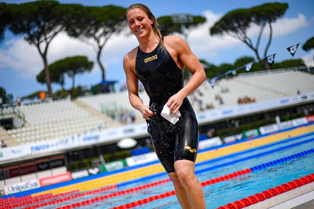 キーラ・トゥサントさんのインスタグラム写真 - (キーラ・トゥサントInstagram)「Sette colli 🇮🇹❤️ always a pleasure racing here!! 18:16 100 backstroke final #ArenaWaterInstinct #letsgo  📷: Gian Mattia D'Alberto / LaPresse」6月24日 23時40分 - kiratoussaint