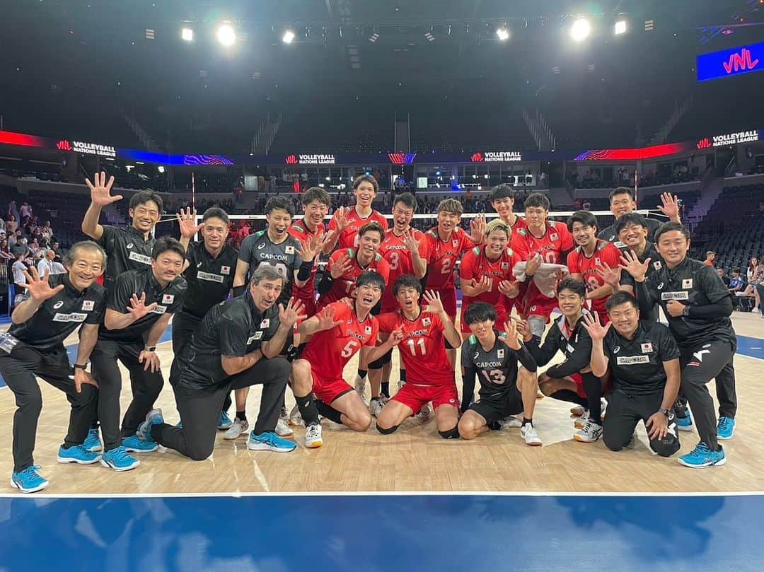 髙橋藍のインスタグラム：「Another 4th wins in France!!!  沢山の応援ありがとうございました！　次も頑張ります！」