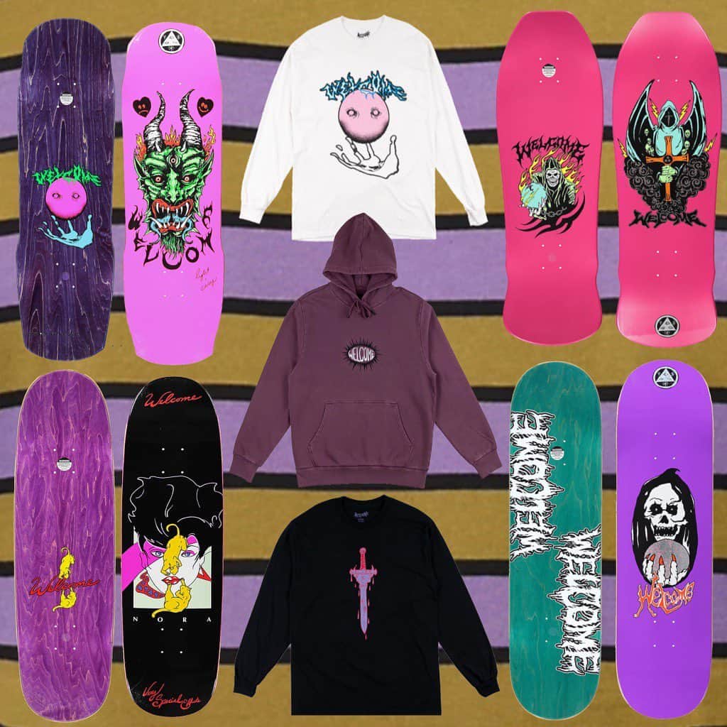 zumiezのインスタグラム：「WELCOME!!! @zumiez  @welcomeskateboards  @noravexplora  #welcomeskateboards」