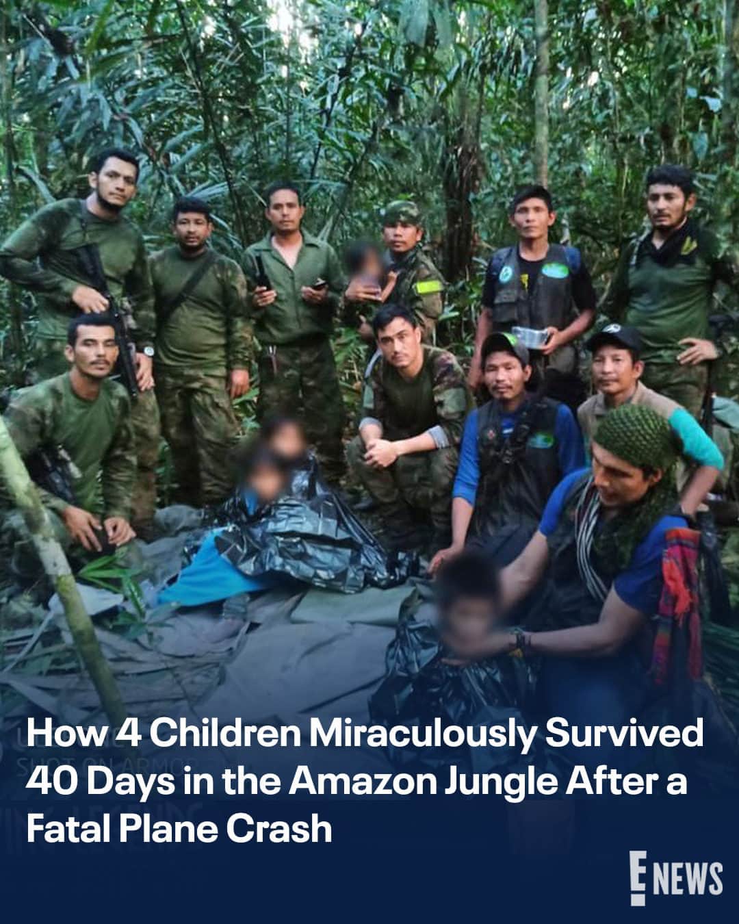 E! Onlineさんのインスタグラム写真 - (E! OnlineInstagram)「The tale of how Lesly, Soleiny, Tien and Cristin Mucutuy survived in the jungle alone for more than a month after a deadly plane crash continues to unfold. Link in bio for more on the inspiring story. (📷: Colombian Military Forces/ Handout)」6月25日 1時00分 - enews