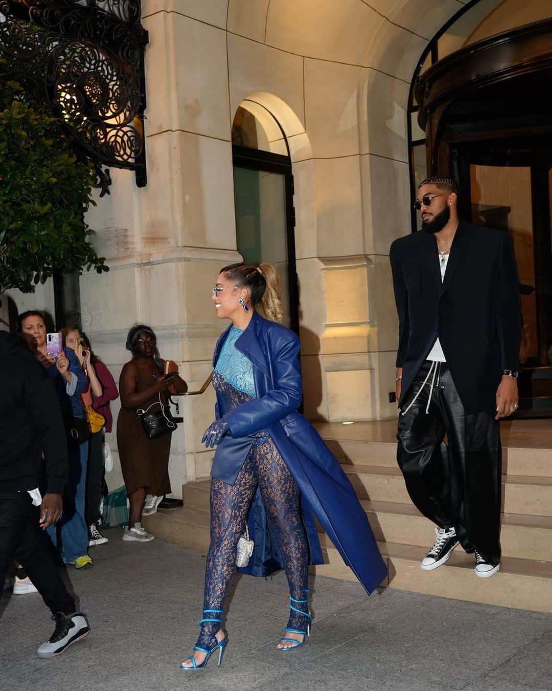 ジョーディン・ウッズのインスタグラム：「Paris Nights with @gq 💙」