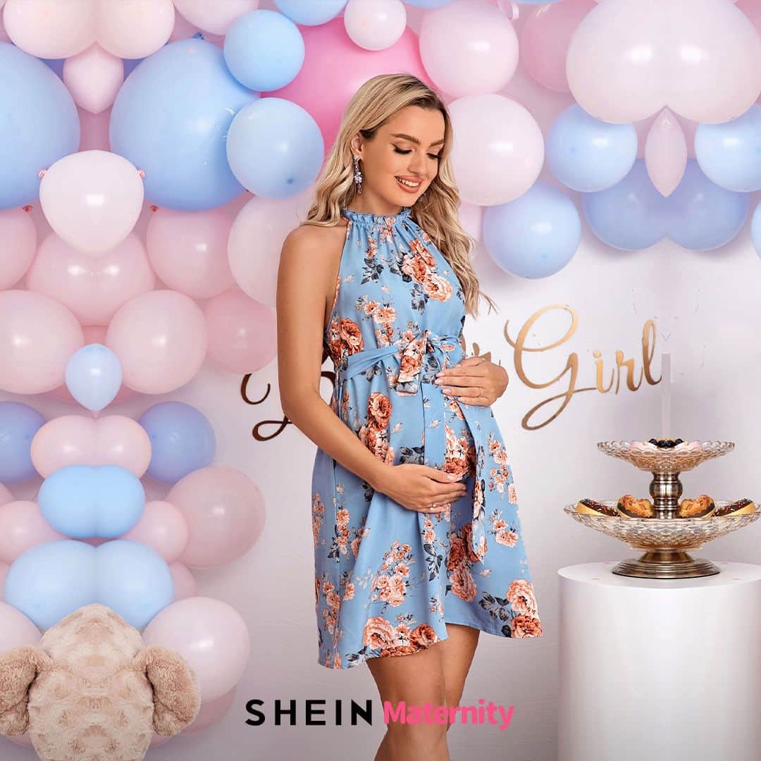 SHEINのインスタグラム：「Style your milestones and every moment in between with SHEIN MATERNITY 🤰💫  🔎13597564 13251913 17573449 1997115  #SHEINmaternity」