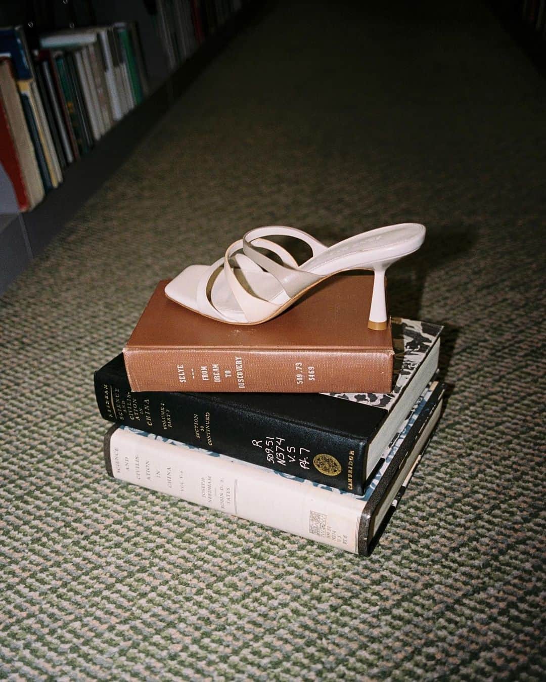 エイミー・ソングさんのインスタグラム写真 - (エイミー・ソングInstagram)「Heels to wear while you read.」6月25日 3時36分 - songofstyle