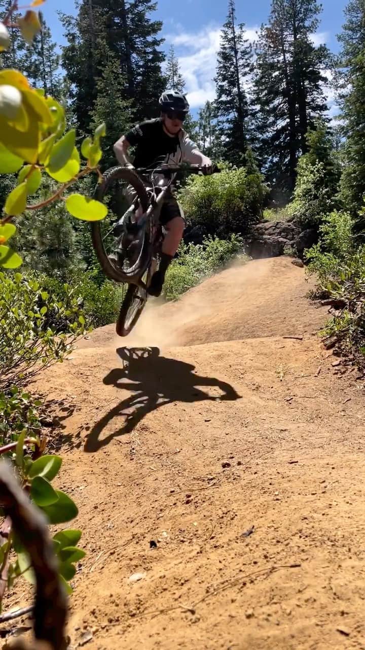 Smithのインスタグラム：「POV: You're a 🐿️ in the bushes watching Austin rip his local trails. Tag someone you're going to rip with this weekend 👇  🚵: @the_hempdogg」