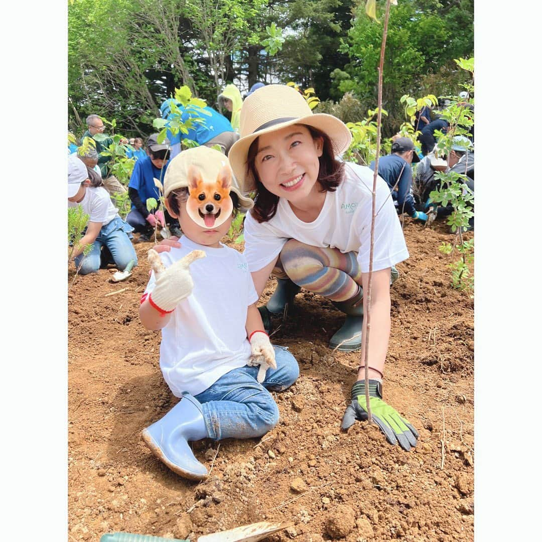 松尾翠さんのインスタグラム写真 - (松尾翠Instagram)「ABMORI🌲🌳🌿  行けてよかったなぁ…⛰🌲  子どもたちみんな、生き生きしてました。 いつか植えたこの森を またみんなで観にこよう。  最後の写真は、2015年から2017年に植えた場所だそう。  同一種だけじゃなく、色々な木々を合わせることで作られていく…森の美しさがしっかりと始まっていて…胸が熱く。  にしても、写真を見返していたら ボーの藁運びの職人風情がかっこいい。おもしろい。 こどもたち、みんな土と木の作業に夢中でした！  市川家のおにーちゃんおねぇちゃんとたくさん過ごせて 5人で賑やか✨  さーーまだ京都にはもちろん着いてません🤣🚗 私の運転ターンは終了😁 2週連続の週末信州もこれにて終了🥷 高原は気持ちいい〜  #abmori #植林 #植樹 #毎日がアースデイ#アースデイ #いのちの森づくり #家族旅 #翠さんの地球旅#志賀高原 #信州 #長野旅 #子供との時間#さんきょうだいママ#自然と共に生きる」6月25日 17時04分 - midori.matsuo_official