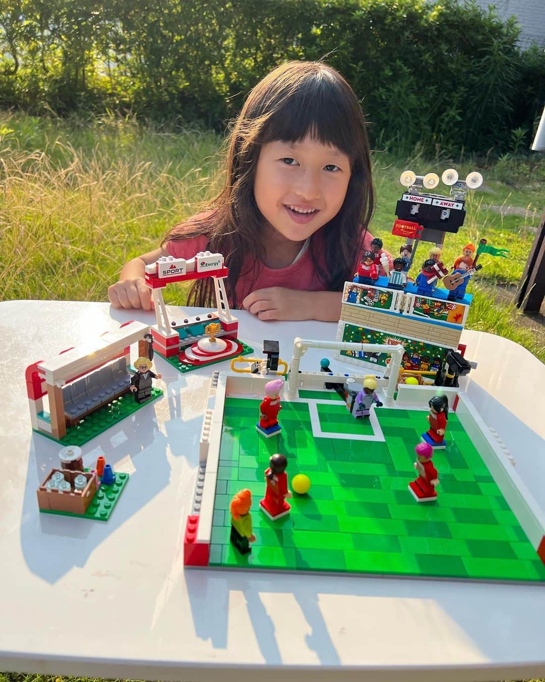 永里源気のインスタグラム：「永里優季LEGO完成✨😊 次女が図工得意なだけあってスイスイ作りました😊✨ #lego #永里優季」