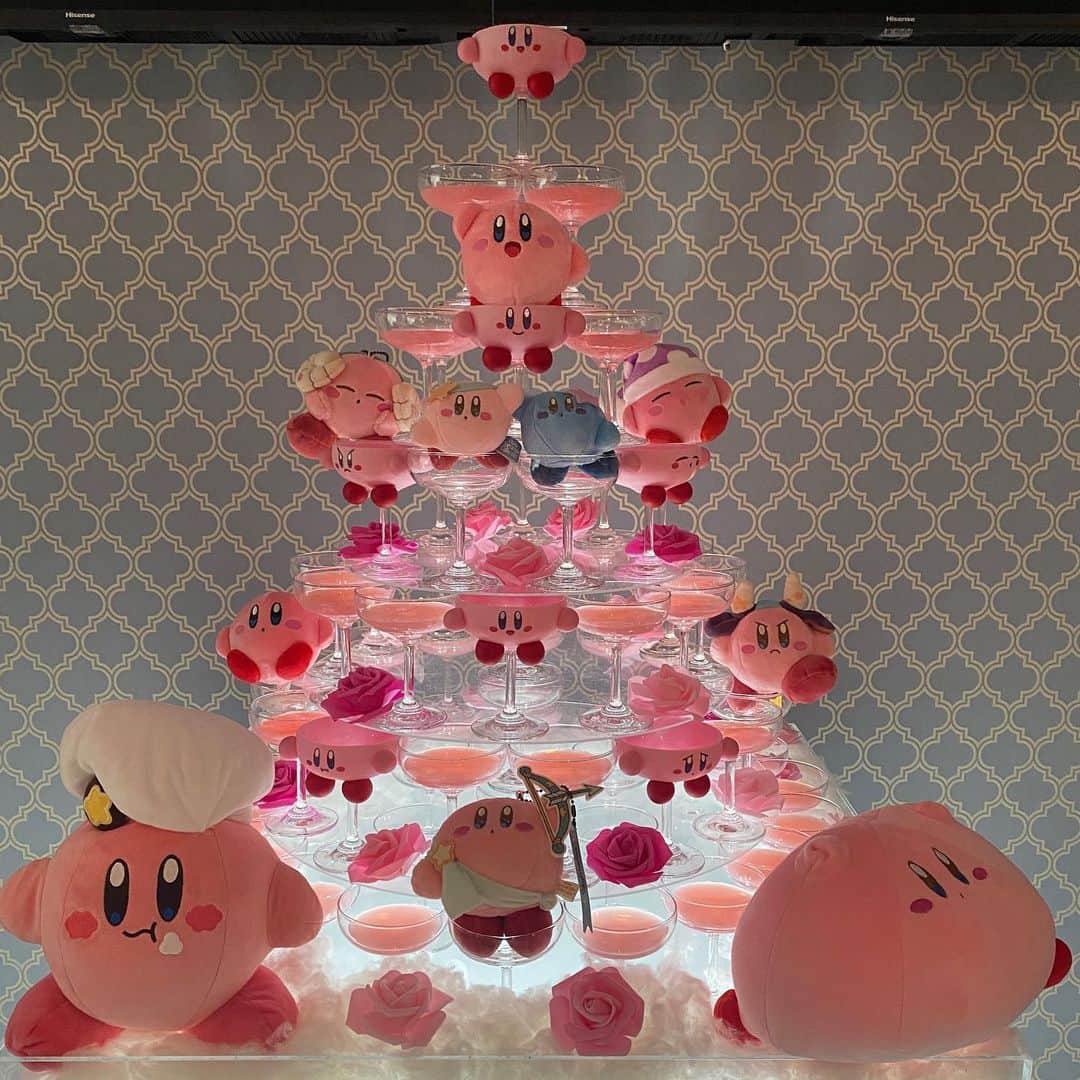 あけみみうのインスタグラム：「かわちかわちのカービィタワー( ⊃'-'⊂ )」