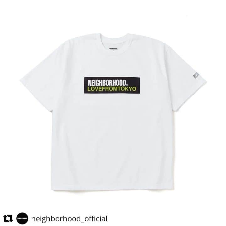 のインスタグラム：「#Repost @neighborhood_official with @let.repost  • • • • • • ⁡ NH 231 SPOT . TEE SS-2 ⁡ #neighborhood #nbhd #craftwithpride ____________________________________」