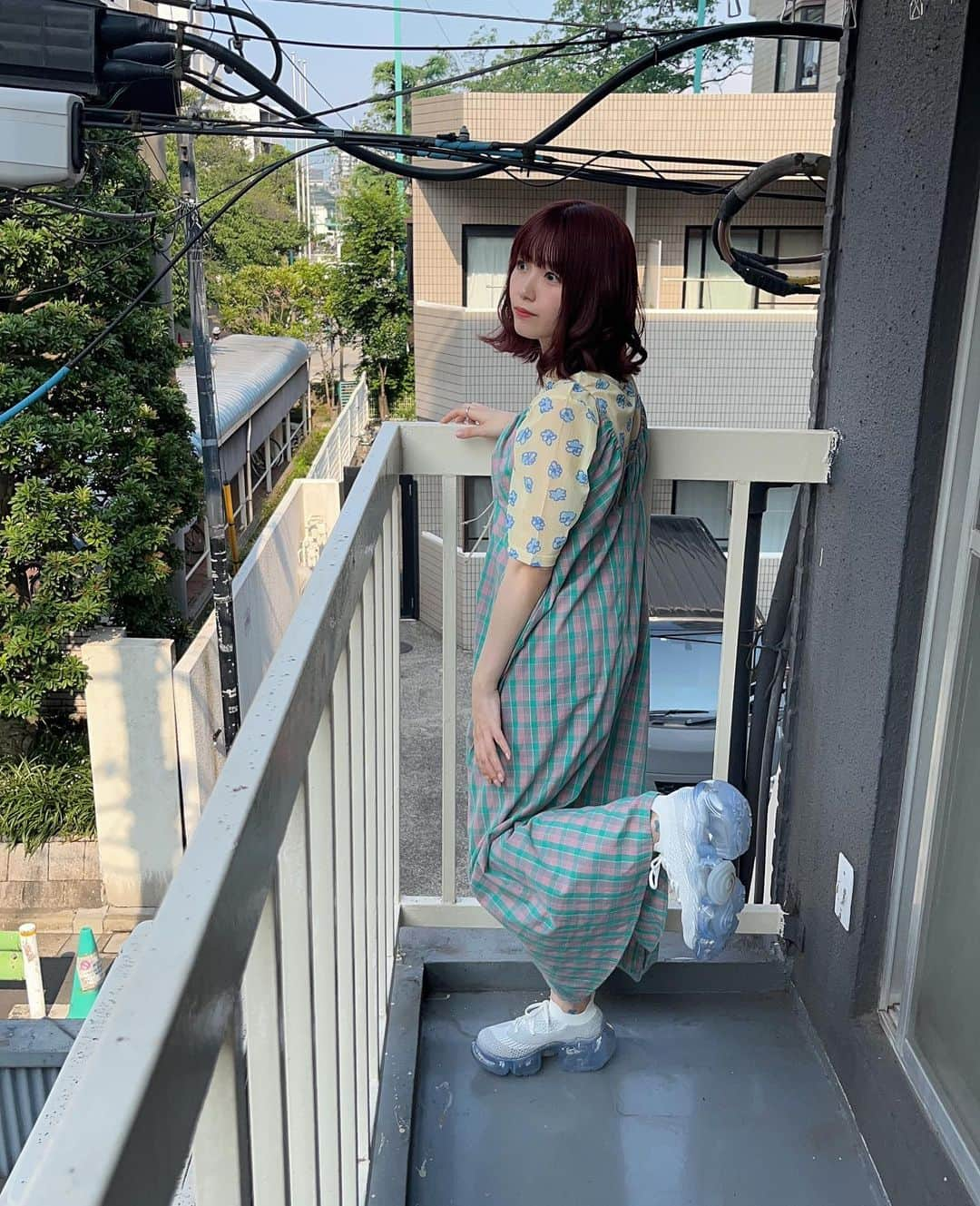 どみちゃんさんのインスタグラム写真 - (どみちゃんInstagram)「珍しく服のしゃしん👗 ファンの子にもらった靴履いた✌️」6月25日 16時39分 - domi723___