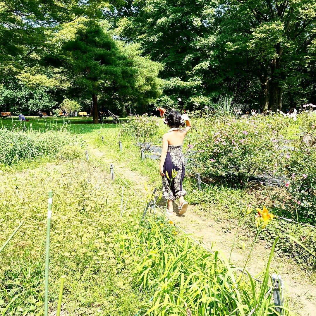 新井美穂さんのインスタグラム写真 - (新井美穂Instagram)「娘と#代々木公園 へ。  たまたまタイフェス🇹🇭やっていて タイ料理と、娘にめっちゃ可愛い#タイパン ゲットしてからの〜🩷 サイクリングー🚴‍♀️  夏の気配を感じながら ちょっと暑かったけど💦 でも気持ちの良ーい楽しい娘との休日でした〜！ #娘7歳#一年生#休日おでかけ」6月25日 16時50分 - arai_miho