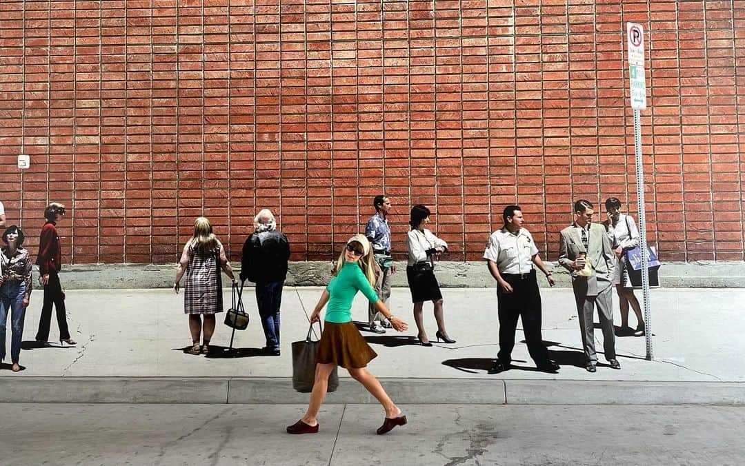 のインスタグラム：「Finally saw my finished installation in person! @platform_la 8888 Washington Boulevard, Culver City. Take a picture of yourself walking amongst these characters and tag me so I can see ! Eat next door at beautiful @juliet.restaurant !  "I thought about a cast of characters who have become intertwined with the unique demographic of Los Angeles; a place that I love – every person in the city is ripe with stories only they could tell.” - Alex  A special thank you to @runyongroup」