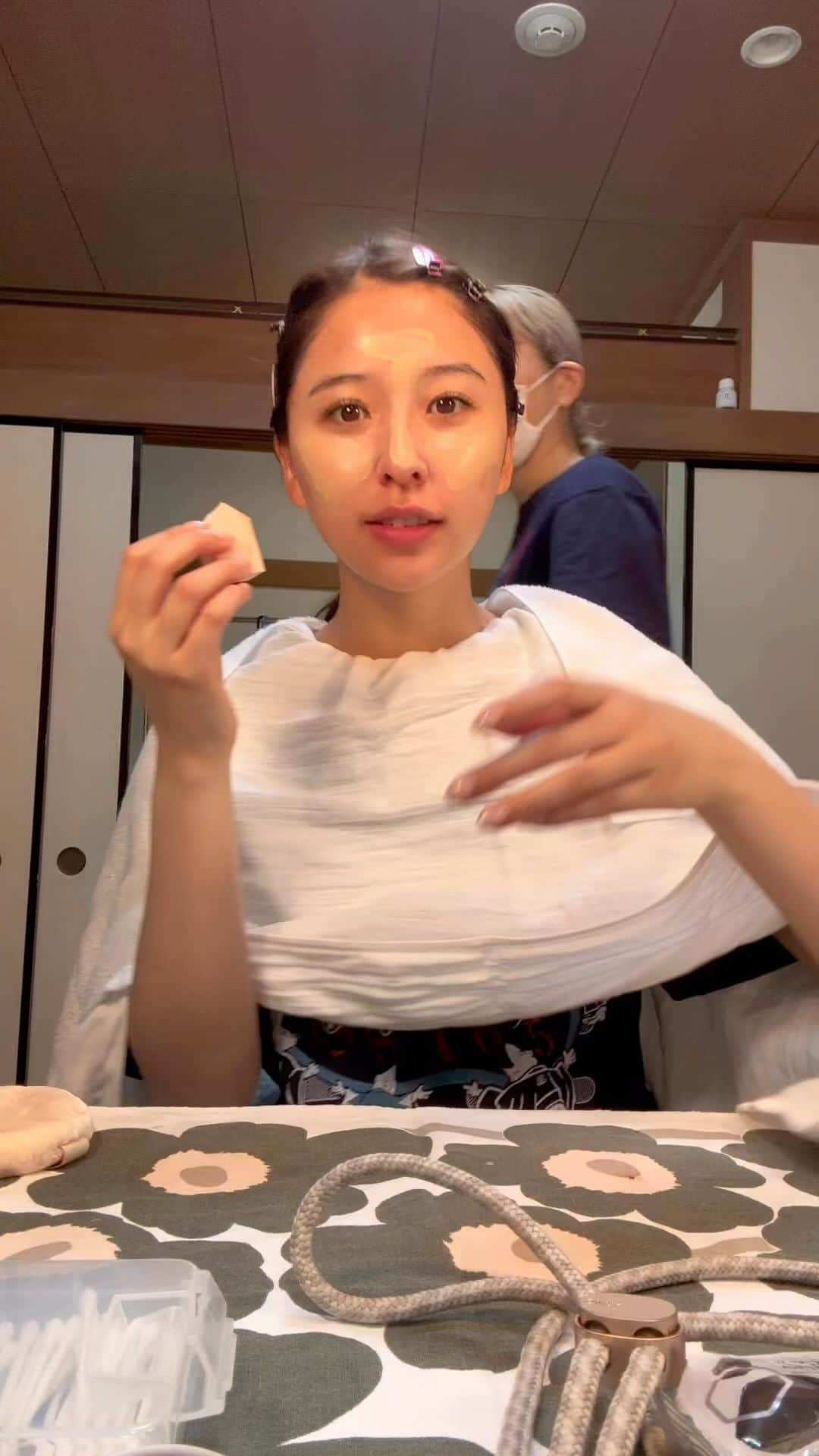 玉井詩織のインスタグラム：「架ちゃんができるまで…🧡 千穐楽いってきまーす！ #熱海五郎一座 #幕末ドラゴン」